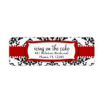 311 Icing on the Cake Cherry Red Return Address Label