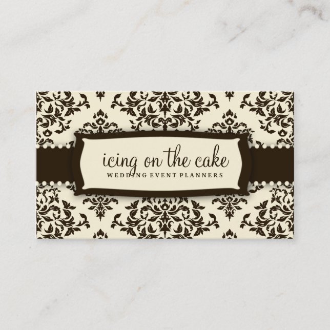 311 Icing on the Cake Chocolate Cream Business Card (Front)