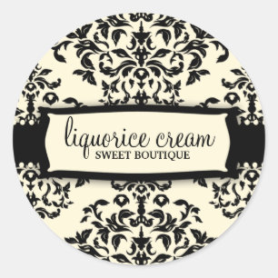 311-Icing on the Cake - Liquorice Cream Classic Round Sticker