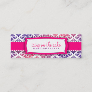 311 Icing on the Cake Pink Lavender Mini Business Card