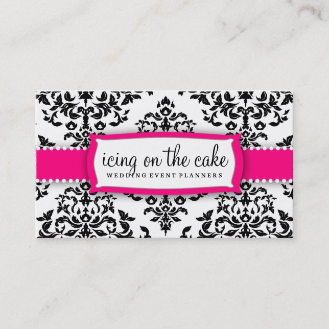 311 Icing on the Cake Strawberry Frosting White Business Card (Front)
