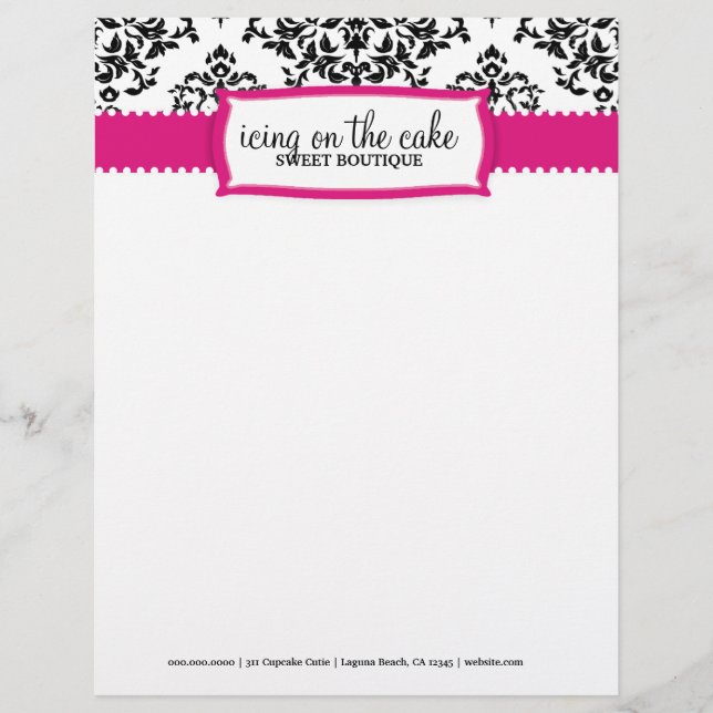 311 Icing on the Cake Strawberry Letterhead (Front)