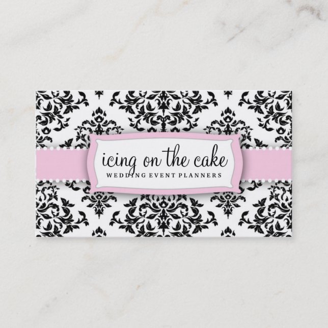 311 Icing On the Cake Sweet Pink Business Card (Front)