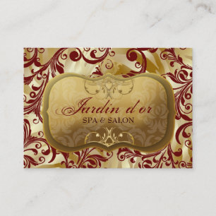 311-Jardin d'or with Zebra Red  Appointment Card