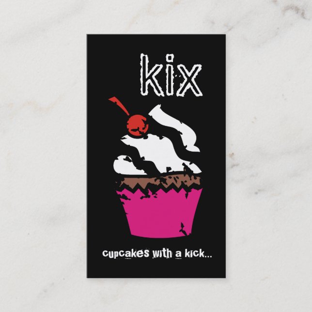 311 Kickin' Cupcake Business Card (Front)