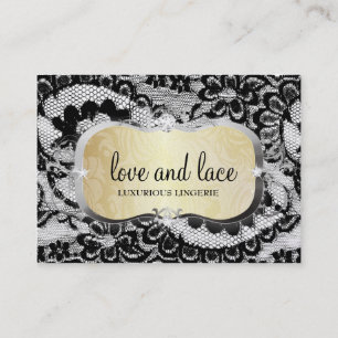 311 Lace de Luxe Gold Business Card