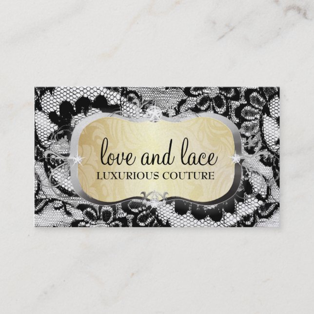 311 Lace De Luxe Lavish Cream Platter PUNCH CARD (Front)