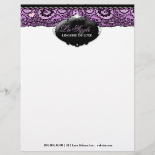 311-Lace De Luxe - Violet Letterhead