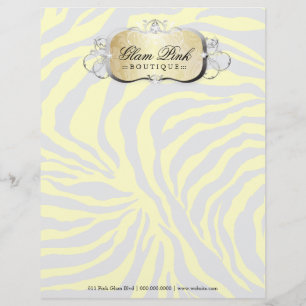 311 Lavish Buttercream Platter Silver Letterhead
