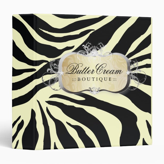 311-Lavish BUttercream Platter | Zebra Binder (Front/Spine)