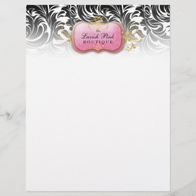311-Lavish Pink Plate Letterhead (Front)