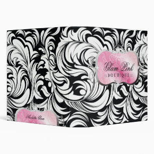 311-Lavish Pink Platter Silver Binder