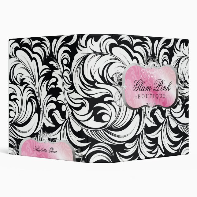 311-Lavish Pink Platter | Silver Binder (Background)