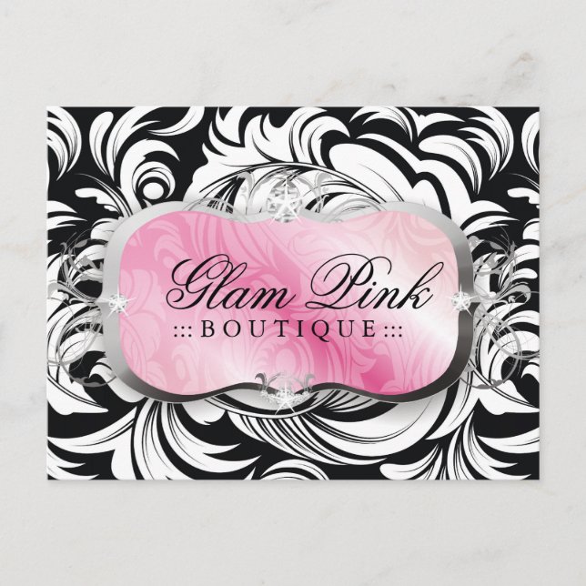 311 Lavish Pink Platter | Silver Postcard (Front)