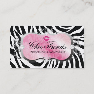 311 Lavish Pink Platter with Lips Appointment Card