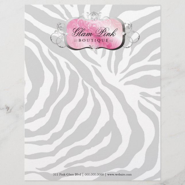 311-Lavish Pink Platter | Zebra Letterhead (Front)