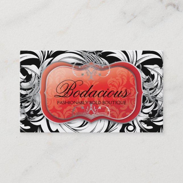 311 Lavish Red Plate Appointment Card (Front)