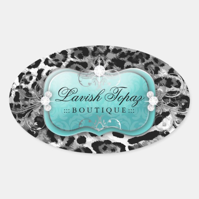311 Lavish Topaz Stickers Leopard (Front)