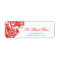 311-Le Plush Fleur - Rouge & Turquoise
