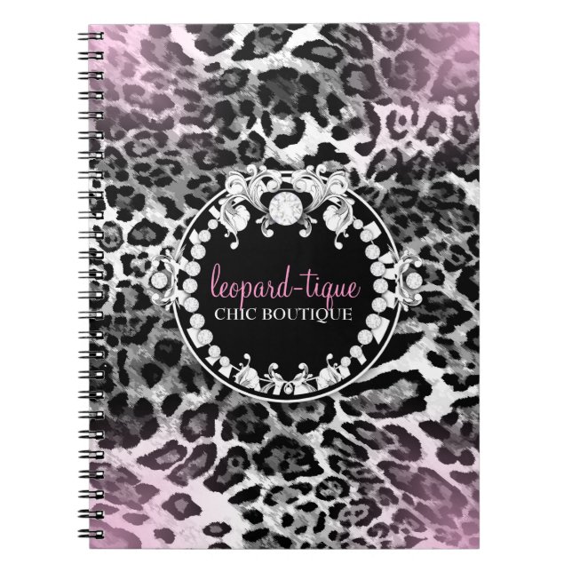 311 Leopard-Tique Pink Fade Notebook (Front)