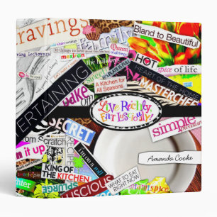 311-Live Richly, Eat Lusciously!  Avery Cookbook Binder
