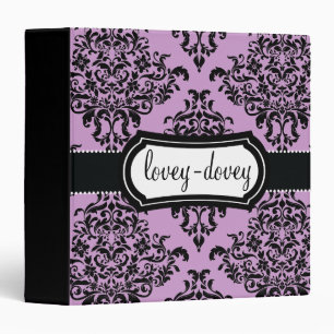 311 Lovey Dovey Damask Binder