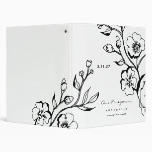 311-Lush Black & White Binder