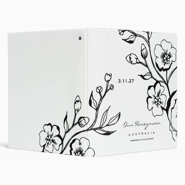 311-Lush Black & White Binder (Background)
