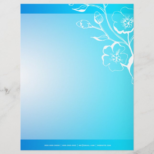 311-Lush Tropical Waters Letterhead (Front)