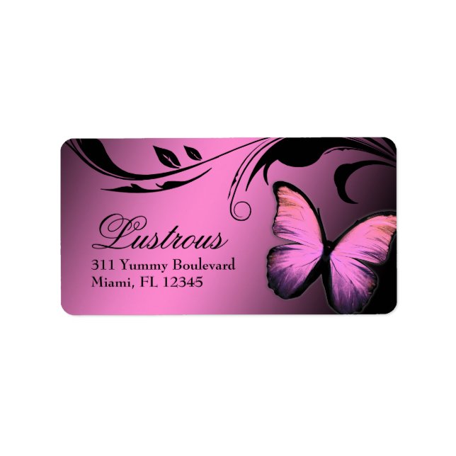 311 Lustrous Butterfly Pink Pout Étiquette (Devant)