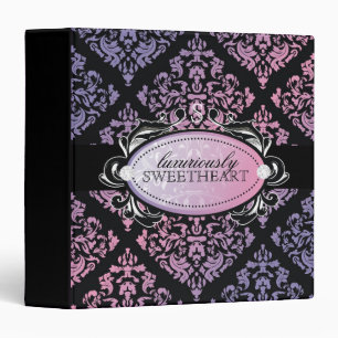 311-Luxuriously Sweetheart Damask Binder
