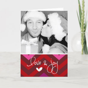 311 Merry Chevron Holiday Photo Card