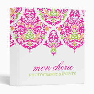 311 Mon Cherie Damask Vibrant Garden Binder