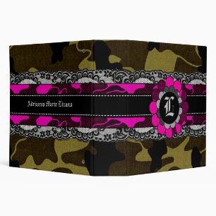311-Monogram Camo et classeur de fleur