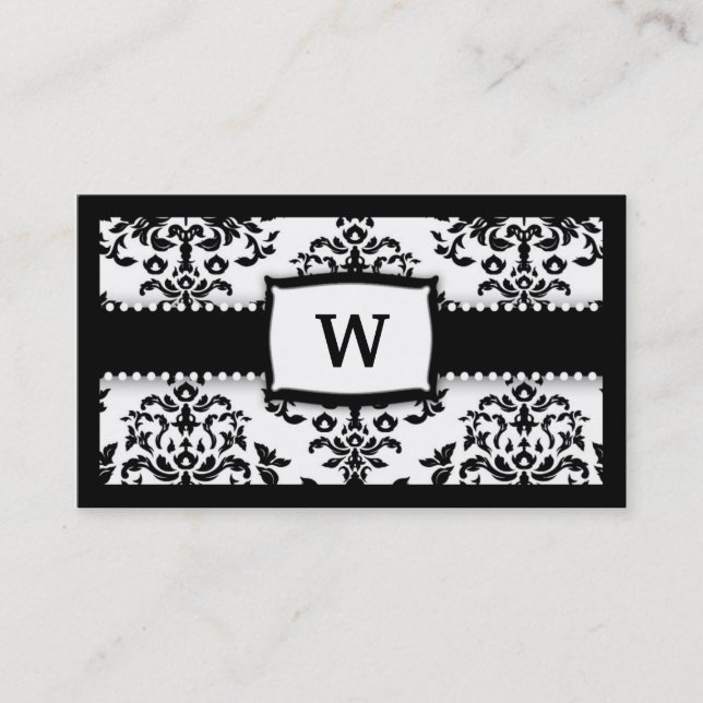 311-Monogram Icing on the Cake - Sugar Frosting Business Card (Front)