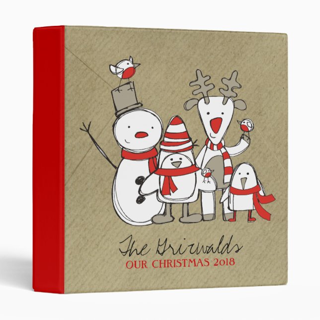 311-North Pole Family Photo Binder (Front/Spine)