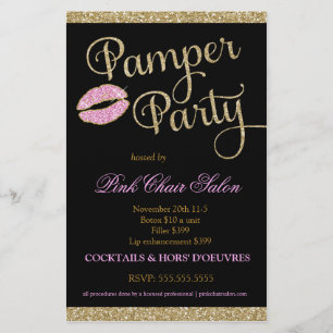 311 Pamper Party Sparkle Lips Flyer
