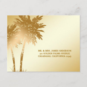 311 Paradise Found RSVP Golden Palms Postcard