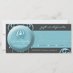 311 Peaceful Spa Delight Gift Certificate