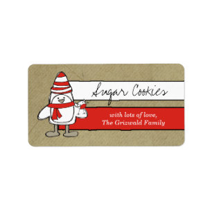 311-Penguin & Friend Label Sticker