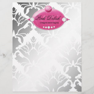 311 Pink Delish Deep Pink Letterhead