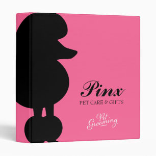 311 Pinx the Poodle Pet Binder