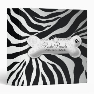 311 Posh Pooch Silver Binder