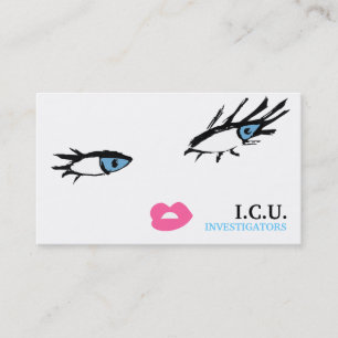 311 Private Eyes Blue Business Card