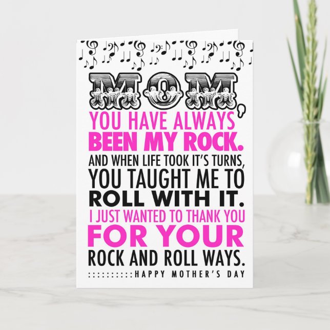 311 Rock and Roll Mother's Day Card (Front)