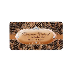 311-Sassy Snakeskin Label