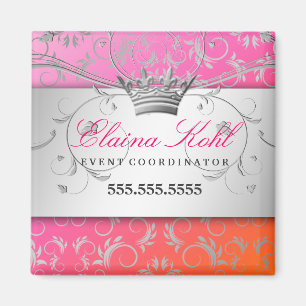 311-Silver Divine   Dreamsicle Business Magnet