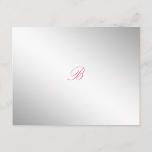 311-Silver Divine Dreamsicle RSVP card