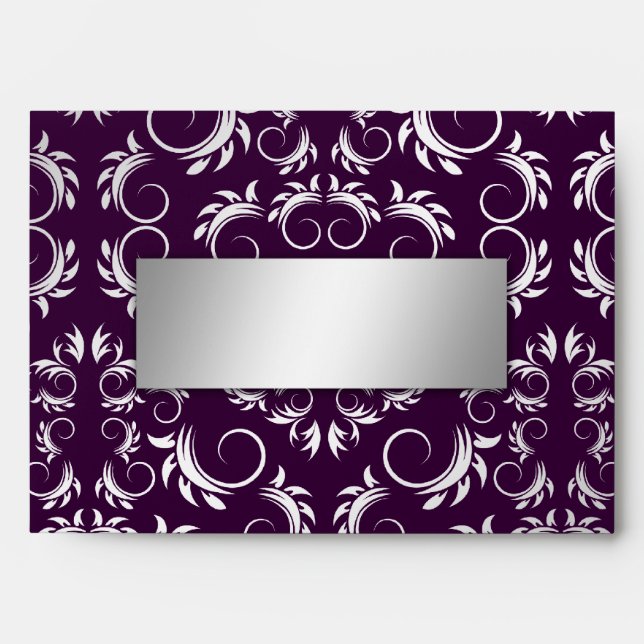 311-Silver Divine Eggplant Envelope w/front Label (Front)