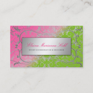 311 Silver Divine Lollipop Business Card